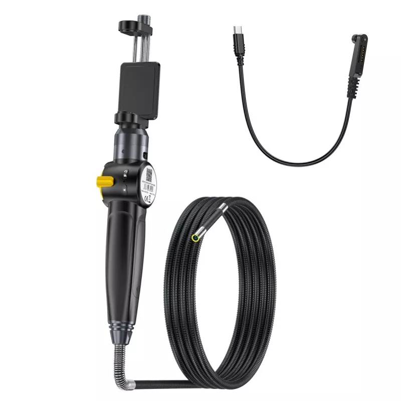 Endoskops UleFone EC03 1080P ar ūdensnecaurlaidīgu elastīgu kabeli, modelis UF-EC03