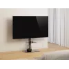 Stāvošs TV statīvs GEMBIRD TVS-86ST-01 43–86 collu televizoriem, melns, rūdīta stikla pamatne, VESA 100x100–600x400, maks. 60 kg