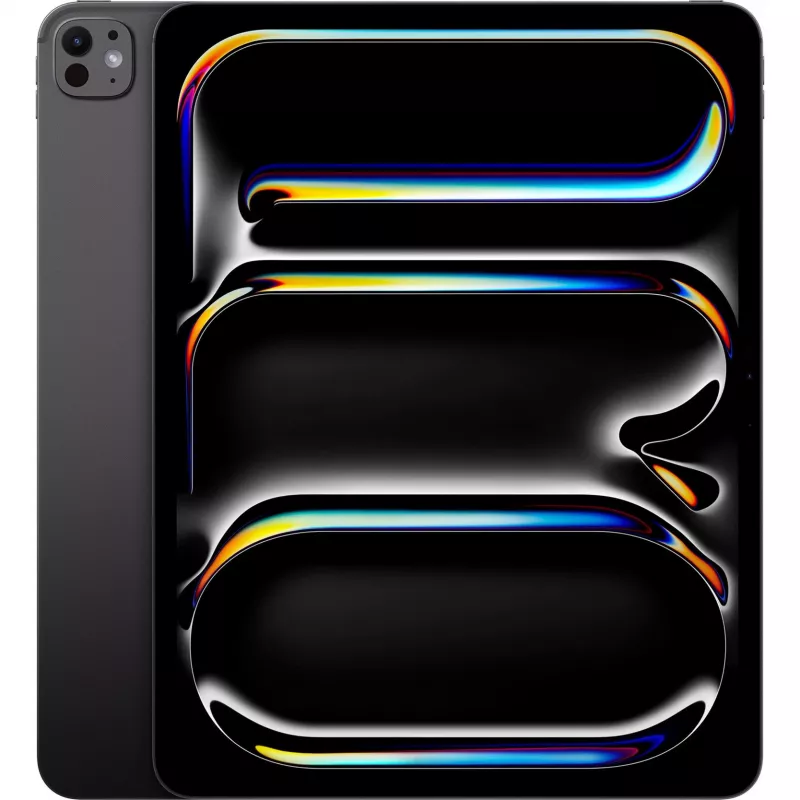 APPLE 33cm 13 collu iPad Pro Wi-Fi 1TB ar standarta stiklu Space Black [Enerģijas klase G] (MDYN4TY/A)