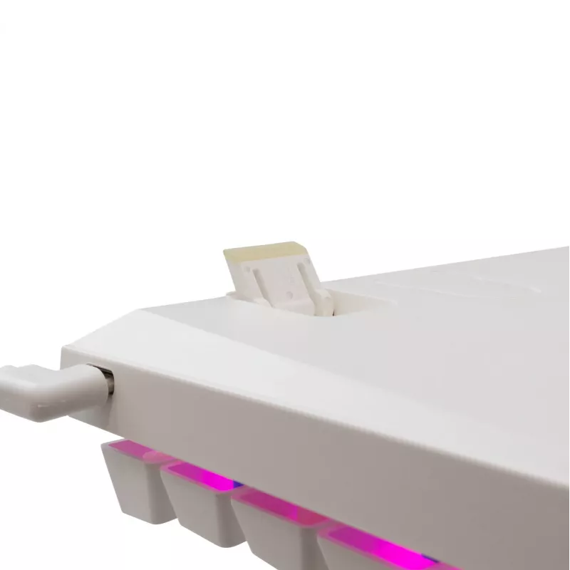 Mehāniskā tastatūra White Shark Wakizashi-2 US Red Switch, Tenkeyless/US izkārtojums, Balta