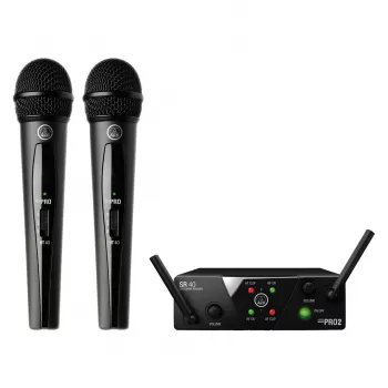 Bezvadu mikrofonu komplekts AKG WMS40 Mini2 Vocal