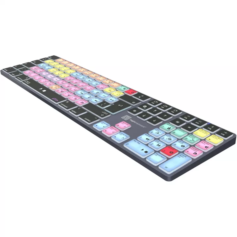 Klaviatūra LogicKeyboard LKB-PT-TM — Pilnizmēra (100%) Bluetooth QWERTZ vācu, titāna pelēks