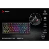 Savio Phenix SAVGK-RED spēļu tastatūra USB RF bezvadu Bluetooth QWERTY