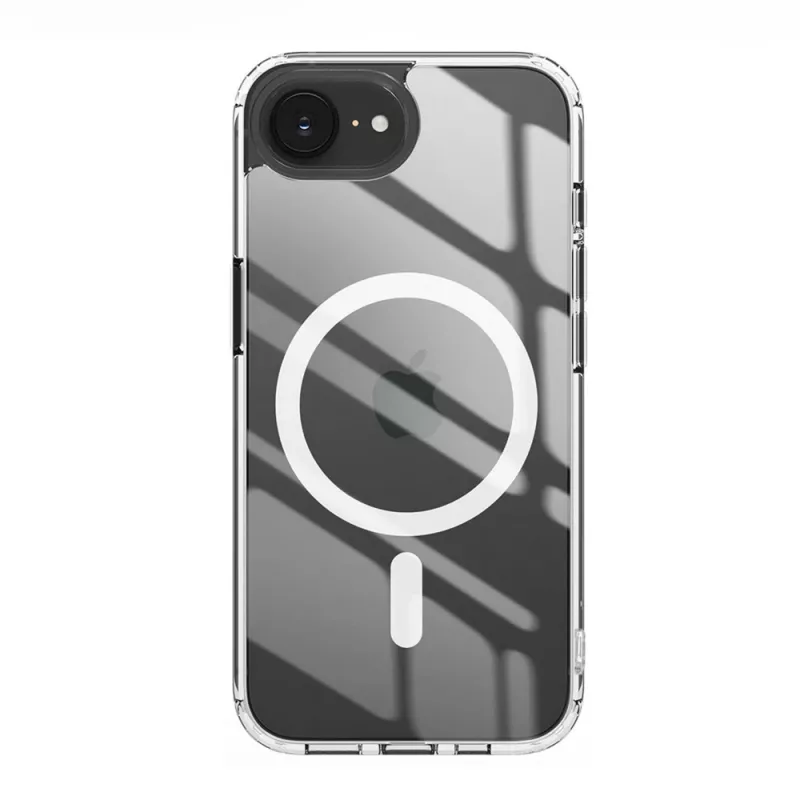 Nevox StyleShell SHOCKFlex - iPhone 16e/17e saderīgs ar MagSafe caurspīdīgs