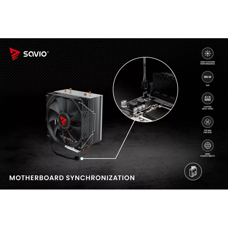 SAVIO VORTEX X2 CPU dzesētājs