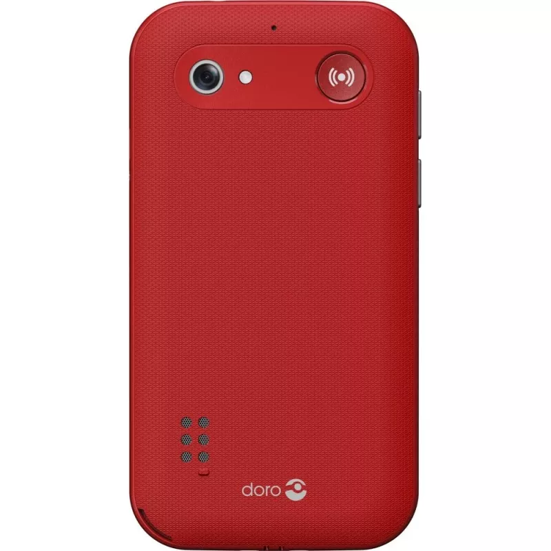 Doro Leva L10 4G, lielo pogu tālrunis, sarkans (380571)