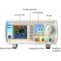 Joy-it JDS6600-LITE funkciju ģenerators ar tīkla barošanu 15 MHz - 0,01 µHz 2 kanāli Trīsstūris, Taisnstūris, Signāls, Sinuss, Lorenca līkne, patvaļīgs, Impulss, Troksnis (JDS6600-LITE)