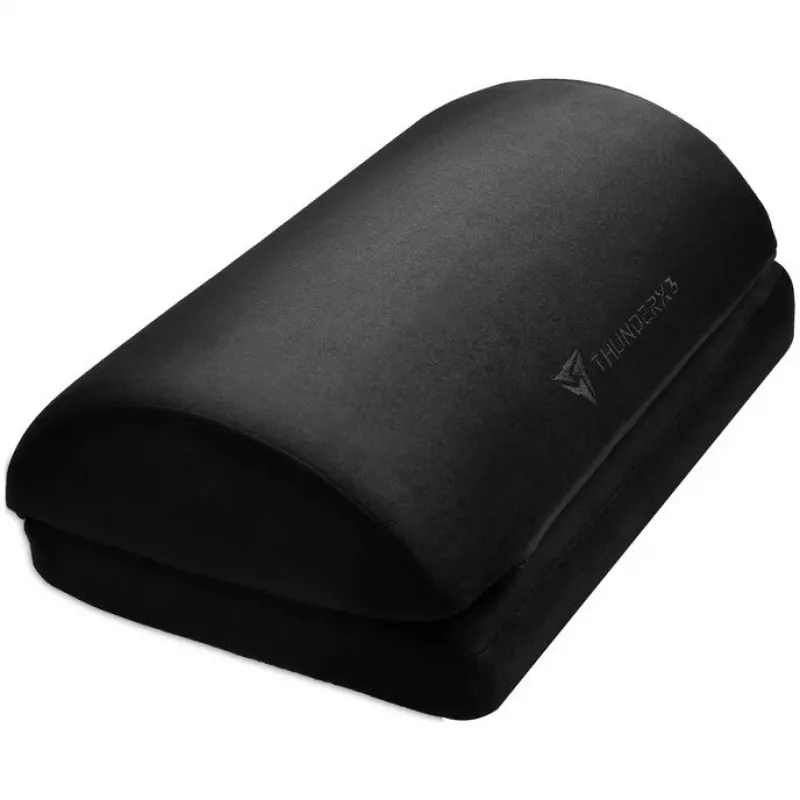 Spēļu krēsls Thunder X3 TEGC-2068101.11 — sieta apdare, ergonomisks dizains, melns