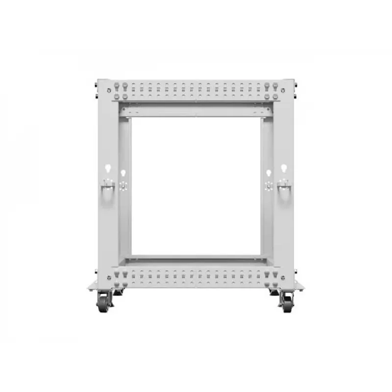19 collu atvērtais statīvs LANBERG 12U, regulējams dziļums 600–1100 mm, pelēks