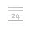 Avery 3474 pašlīmējoša etiķete, taisnstūra, pastāvīga, balta, 2400 gab.