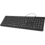 Hama KC-200 tastatūra mājām/birojam USB QWERTY ukraiņu melna