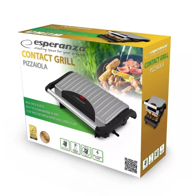 Esperanza Ekg005 elektriskais grils Pizzaiola Ekg005
