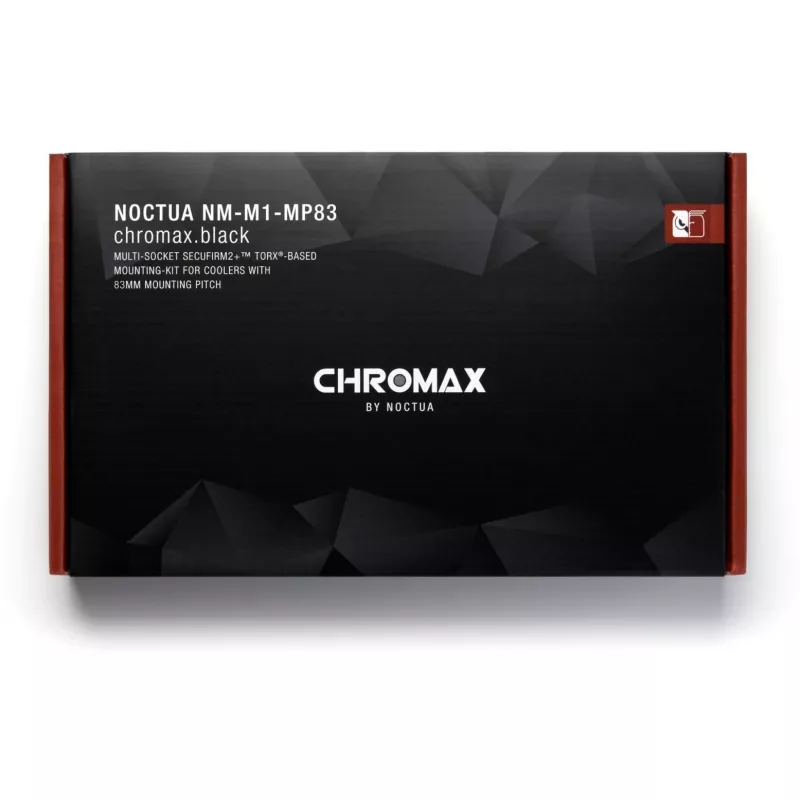 NM-M1-MP83 chromax.Melns, stiprinājums/montāža (melna)