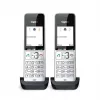 Gigaset COMFORT 500HX duo Analog/DECT telefons ar zvanītāja ID, melns, sudrabs