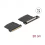 PCI Express 5.0 x16 paplašinājuma karte DELOCK 81289, x16 slots, 20 cm kabelis