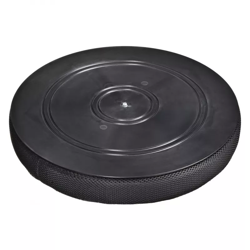 Ortopēdiskais grozāmais spilvens ActionMed PO600AM — apļveida sēdekļa spilvens, 360° rotācija, 1,5 kg, melns
