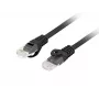 LANBERG tīkla kabelis Cat6 RJ-45 U/UTP 3 m melns