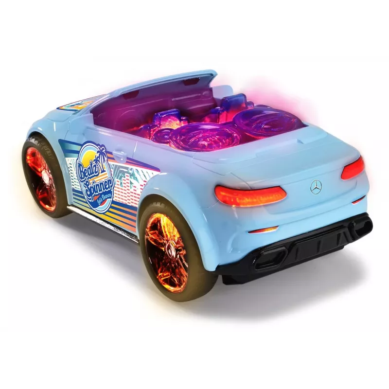 Dickie Toys Mercedes-Benz E-Class Beat Spinner zils 3 AA baterijas