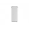 LANBERG 19 collu 32U stāvošs statīva skapis 600×600 mm pelēks ar perforētām durvīm un LCD (plakanais iepakojums)