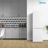 Combi Refrigerator Midea MDRB369FGE01 — 262 L (Ledusskapis 194 L / Saldētava 68 L), 177.3 cm, Energoefektivitātes klase E, Balts