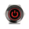 Spiedpogu slēdzis DELOCK 22013 16 mm 12 V Melns