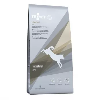 Sausā suņu barība TROVET Hypoallergenic Intestinal DPD pīle 10 kg, pilnvērtīga veterinārā barība, 22% olbaltumvielu, 16% tauku