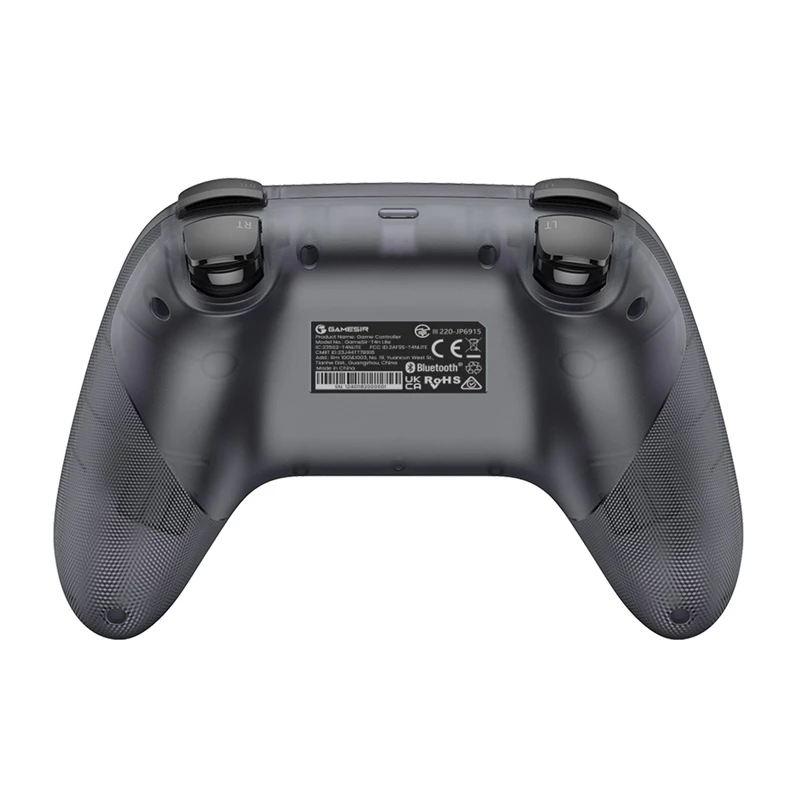 Bezvadu GameSir T4n Lite kontrolieris, Nova pelēks, Bluetooth, ergonomisks dizains