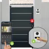 Video durvju zvans Tellur TLL331511 1080P ar atslēgšanas funkciju un iekštelpu zvanu