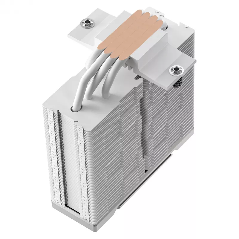Dzesētājs DeepCool AK400 G2 WH, 120 mm ventilators, maksimālais gaisa spiediens 3.33 mmH2O, 92×132×156 mm, balts