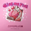 ZOMOPLUS Give Me Five spēļu peles paliktnis, 500x420mm - rozā