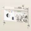 Galda nodalījums ergo office ER-301 W — 1116 mm plats tērauda ekrāns ar magnētisko tāfeli, balts, maks. slodze 10 kg