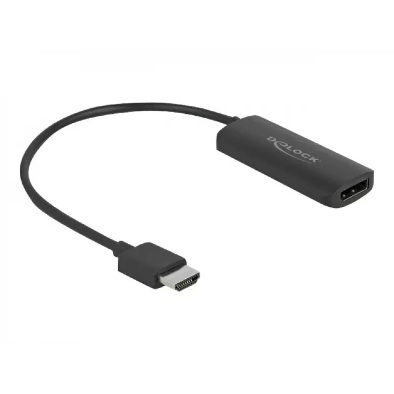Adapteris HDMI-A vīr. uz DisplayPort siev. 4K 60 Hz DeLOCK 63206