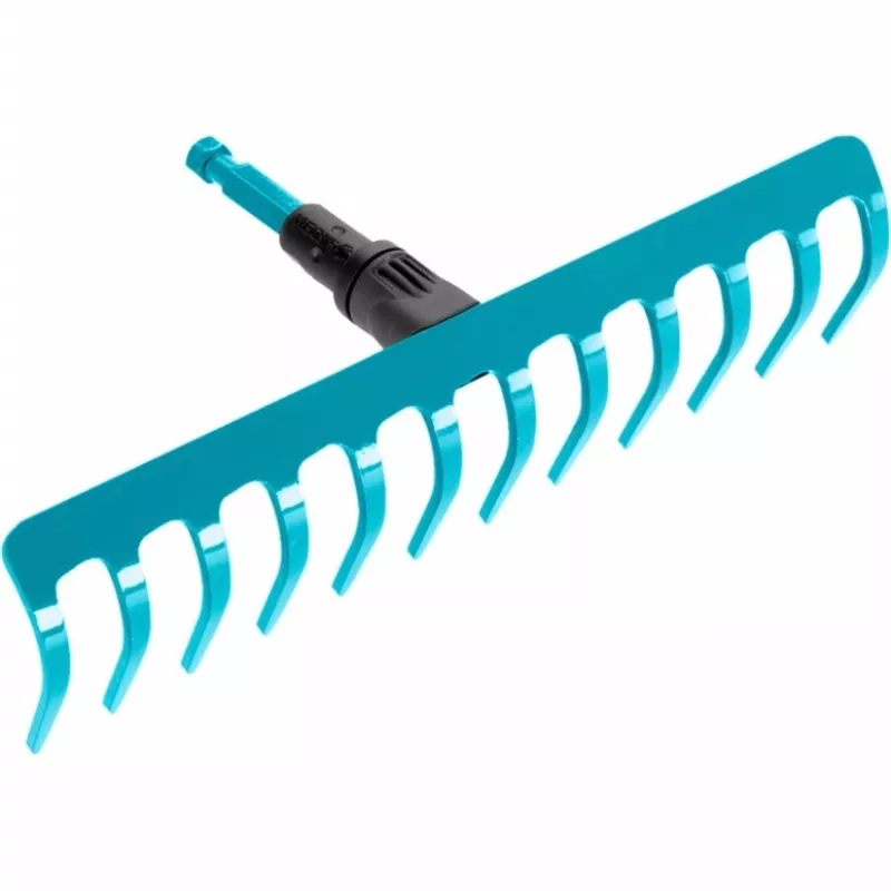 combisystem kultivatora un grābekļa komplekts (tirkīzzila/koka, 30cm, 9cm)