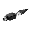 Klaviatūra LogiLink ID0019A Universal USB QWERTZ vācu melna