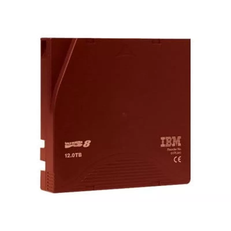 LTO-8 lentes diskdzinis IBM 01PL042 — 12TB nominālā, 30TB saspiestā ietilpība