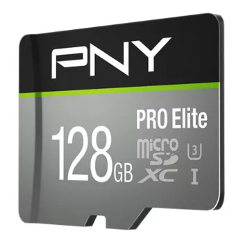MicroSDXC zibatmiņas karte PNY PRO Elite 128 GB UHS-I modelis P-SDU128V31100PRO-GE