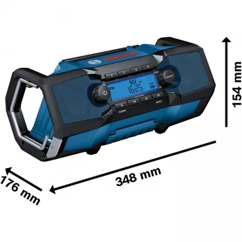 Bosch GPB 18V-2 C Professional Portable Digital Melns, Blue, Silver