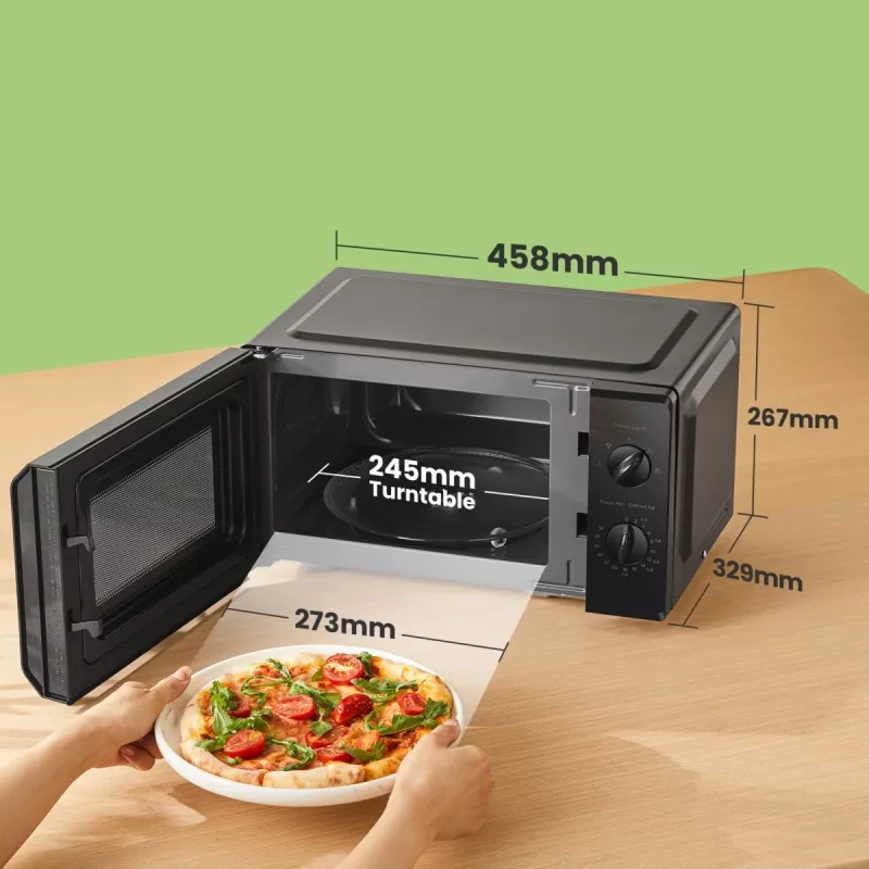 Toshiba MM2EM20PF mikroviļņu krāsns, spoguļa apdare, melna