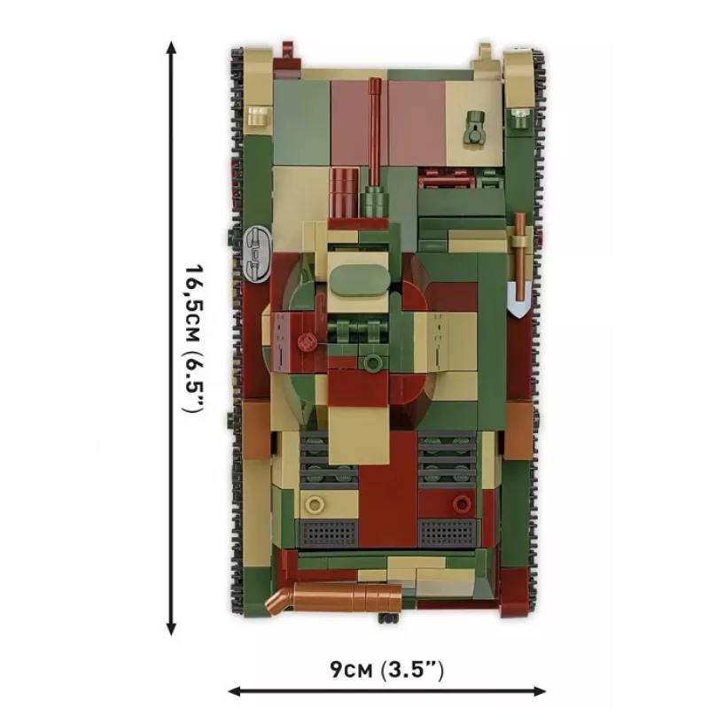 Cobi Building Blocks Light Tank 7TP modelis, 669 detaļas, COBI-2661