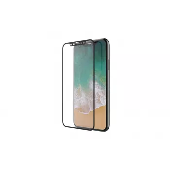 Rūdīta stikla ekrāna aizsargs Devia iPhone XS / X 5.8 collu melns