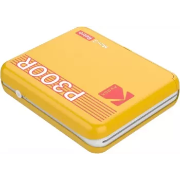 Printer Kodak Mini 3 Square Retro Pass Photo Printing Technology dzeltens