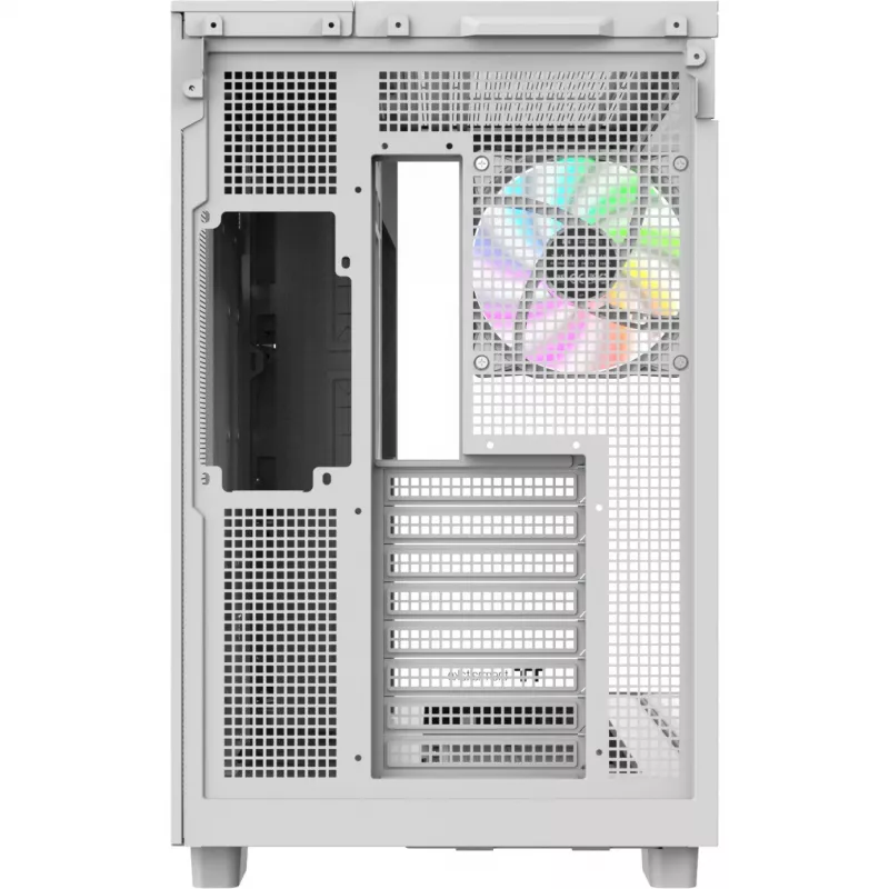 Datora korpuss Thermaltake View 380 XL WS ARGB Snow balta — Midi Tower, ATX atbalsts, ar logu