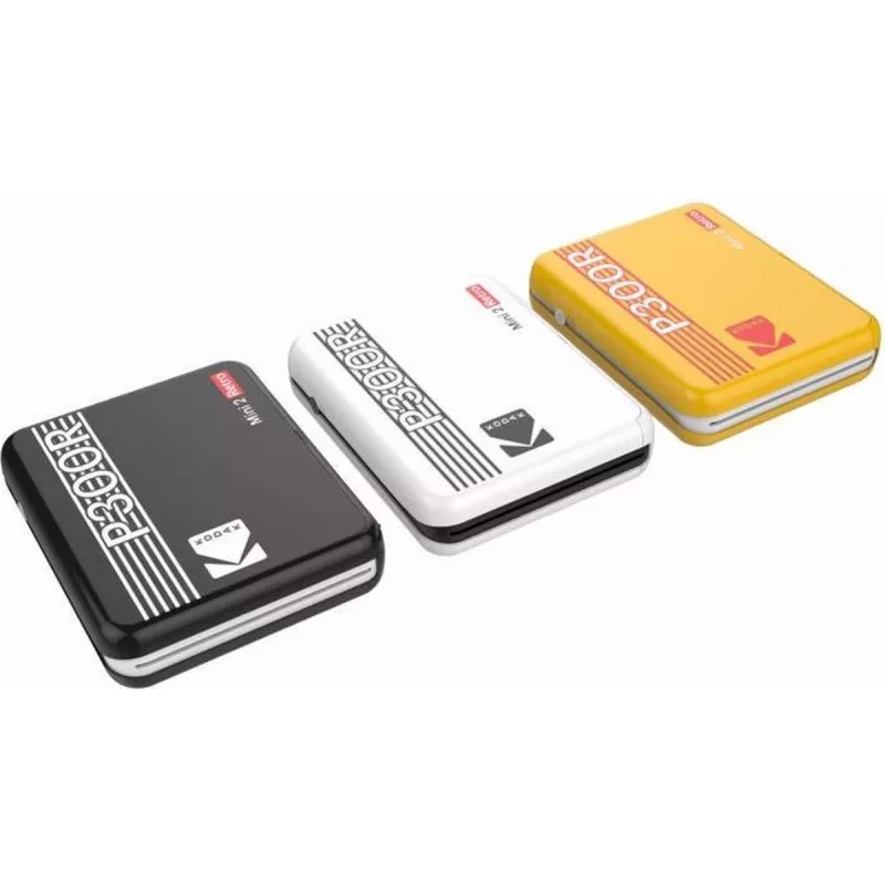 Printer Kodak Mini 3 Square Retro Pass Photo Printing Technology dzeltens
