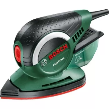 Bosch PSM Primo daudzfunkciju slīpmašīna 24000 OPM melna, zaļa, sarkana, sudraba
