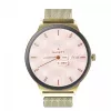 Smartwatch Garett Verona 2 Gold Mesh ar Bluetooth un sirdsdarbības monitoru
