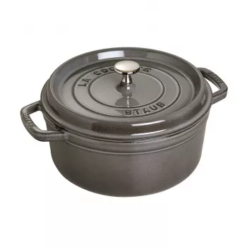 Staub Cocotte 3,8 L apaļa čuguna kastroļa cepamtrauks