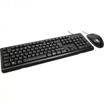 Inter-Tech AC KB-102DE galda USB MELNS 1000 dpi 105 taustiņi vadu (88884138)