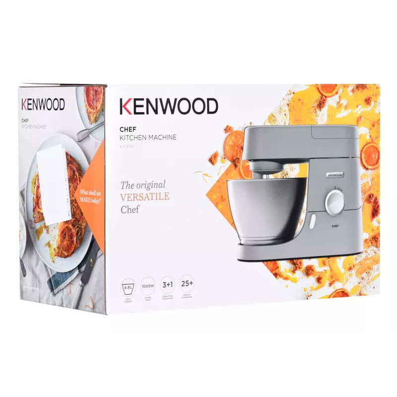 Kenwood KVC3110S virtuves kombains 1000 W 4.6 L Sudraba