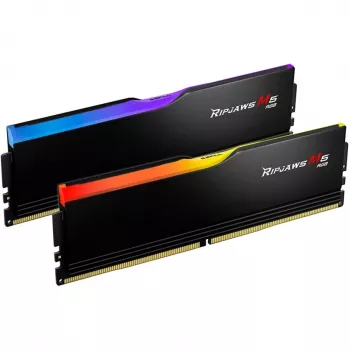 DIMM 48 GB DDR5-6000 (2x 24 GB) Dual-Kit, atmiņa melna, F5-6000J3036F24GX2-RM5RK, Ripjaws M5 RGB, INTEL XMP