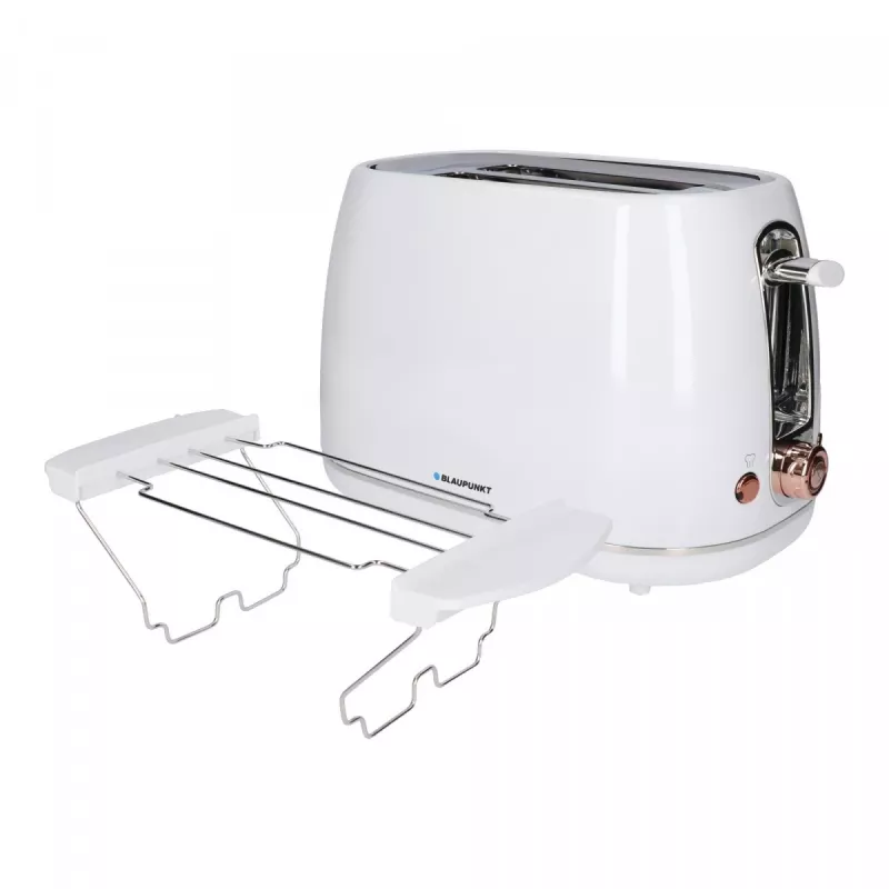 Blaupunkt Toaster TSS802WH Jauda: 750 - 900 W Augstcelšanas konditorejas svira (TSS802WH)